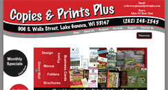 Desktop Screenshot of copiesandprintsplus.com